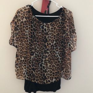 Cheetah print top